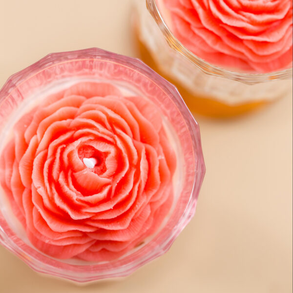 Custom new design holiday gift floral scent peony scented candle - Image 8