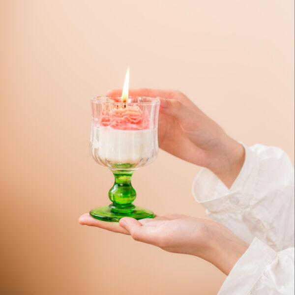 Custom new design holiday gift floral scent peony scented candle - Image 6